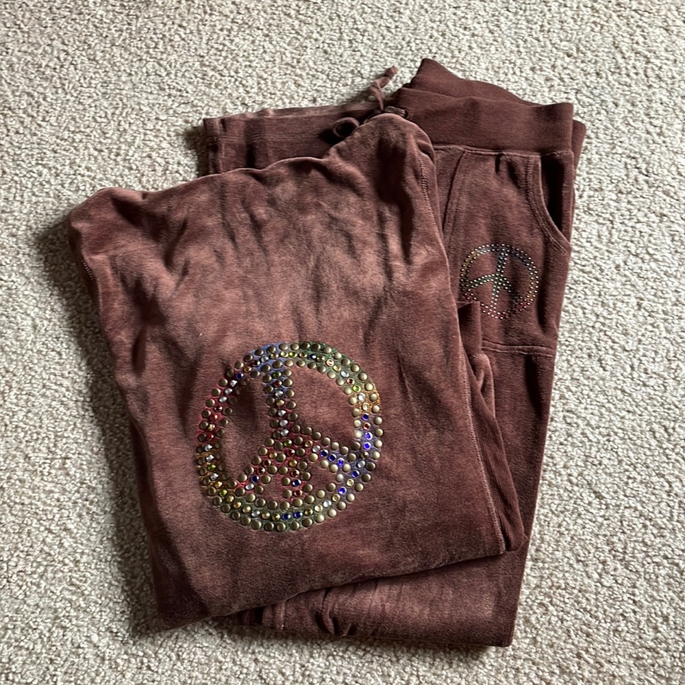 Velour Track Suit Sweatpants Sweatshirt